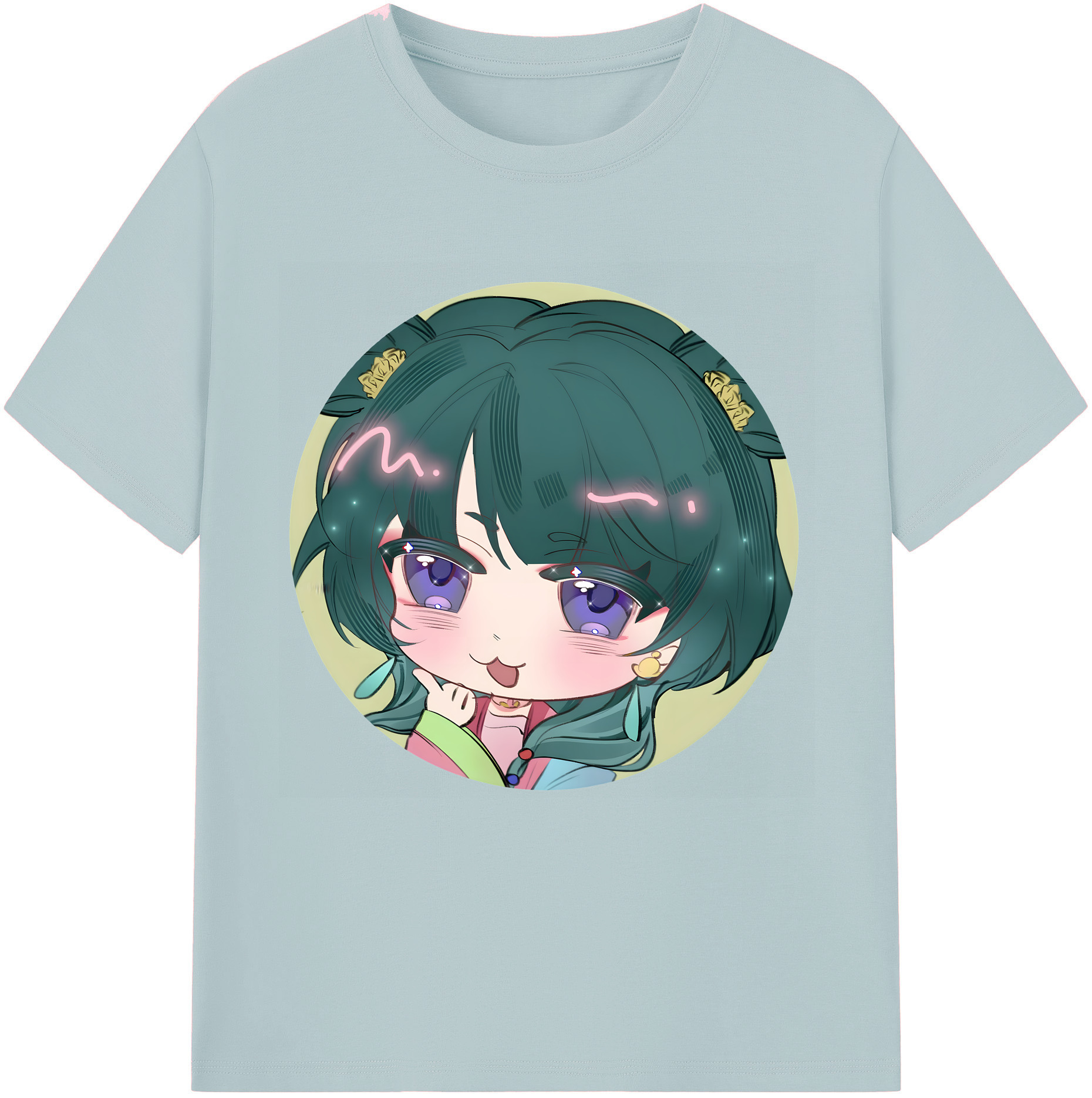 （画像用） 薬屋のひとりごと The Apothecary Diaries 綿100％半袖Tシャツ（フロントプリント）